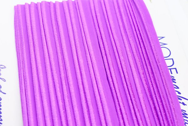 Paspelband elastisch 10mm Violett