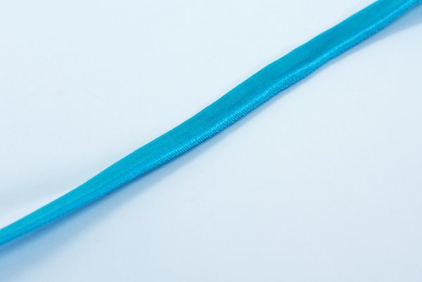 Paspelband elastisch 10mm Grün-Türkis (helles Petrol)