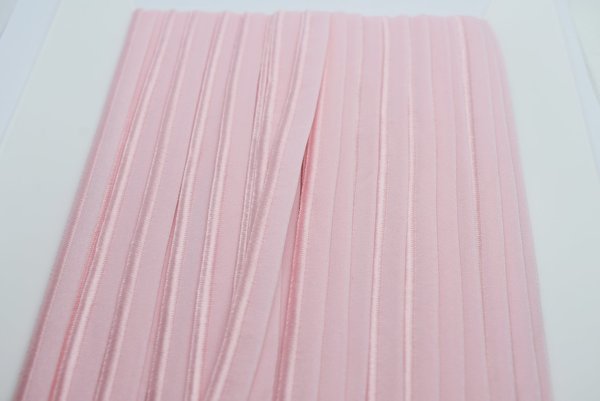 Paspelband elastisch 10mm Rosa
