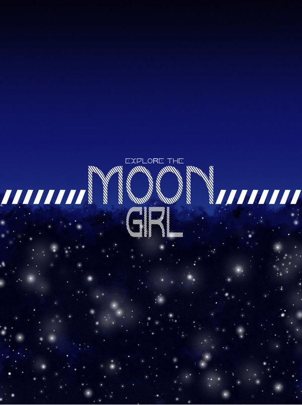 Gots Jersey Panel 220gr. "Explore the Moon - Girl"
