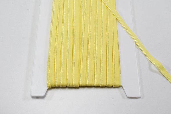 Paspelband elastisch 10mm Gelb